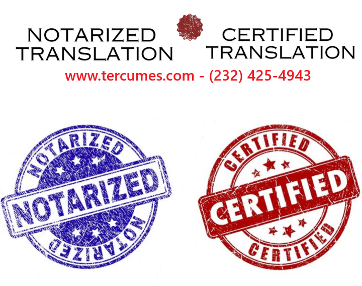 notarized translation noter tasdikli terc�me izmir certified translation yeminli terc�me b�rosu izmir �eviri ofisi